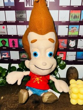 Y2K Jimmy Neutron Boy Genius Nickelodeon 2000’s Plush Toy
